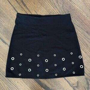Divided Black Skirt